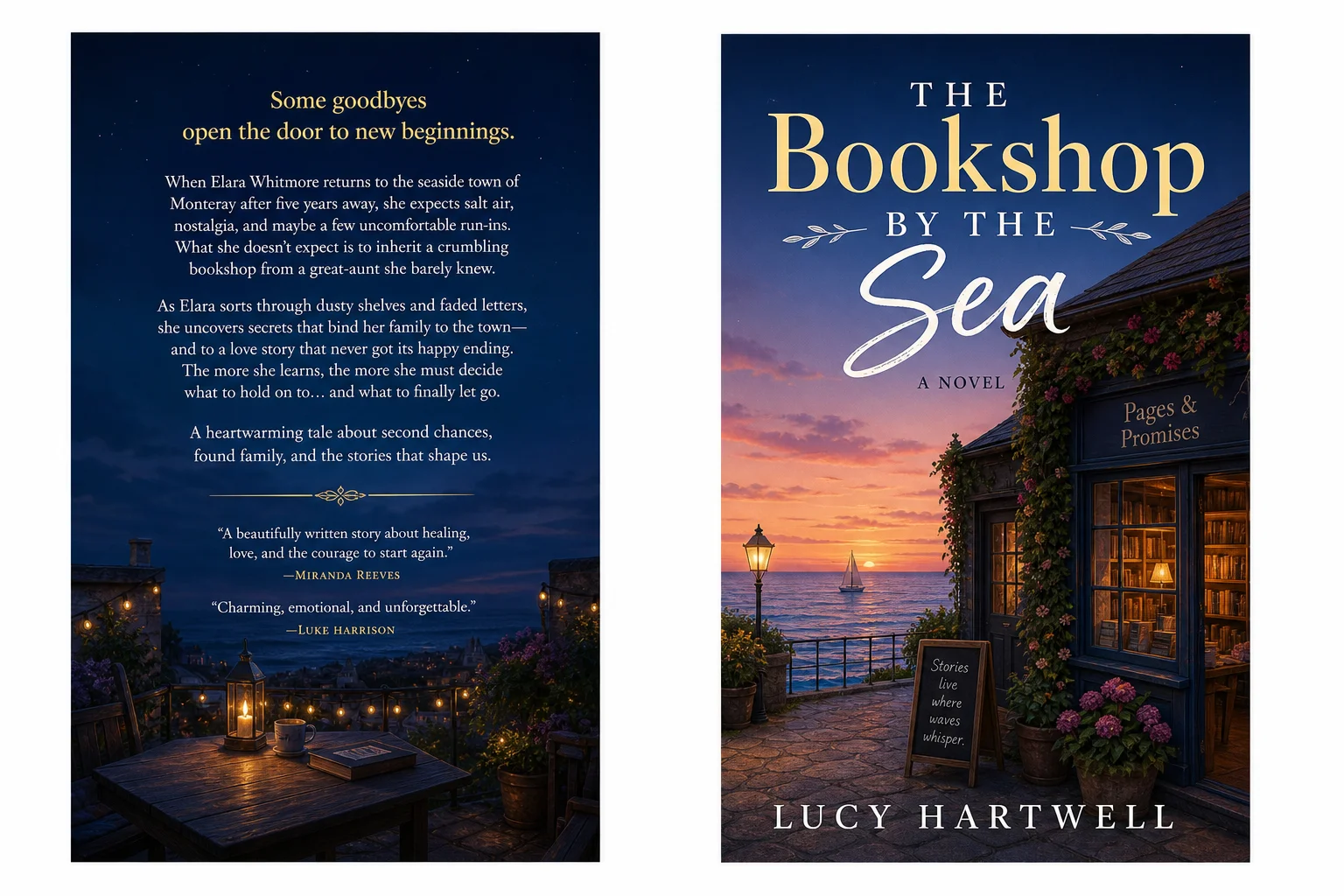 Fiction book cover portfolio